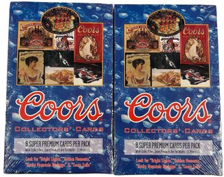 Coors Collectors Cards, 2 Pieces 8 Super Premium Cards Per Pack