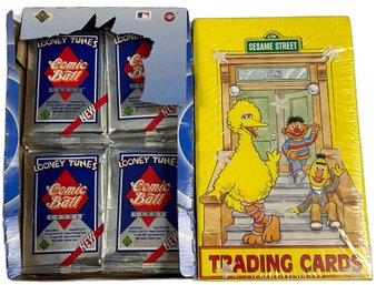 Sesame Street Trading Cards And Looney Tunes Comic Ball Cards