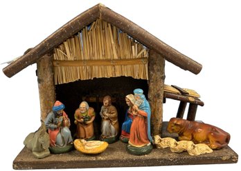 Nativity Scene Figures, Made In Germany - 13.5x5.5x9.5