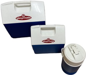 3 Pieces Playmate Coolers & Water Jug