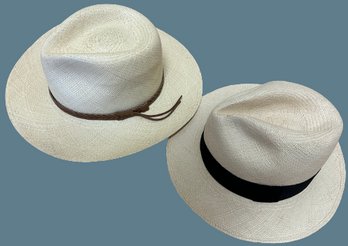 Orvis & JCrew Men's Straw Hats, Size Small To Medium