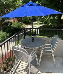 Outdoor Table And Chairs With Umbrella - 32x28