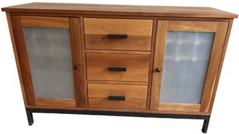 Wooden Living Room Storage Cabinet - 50.5x16x32