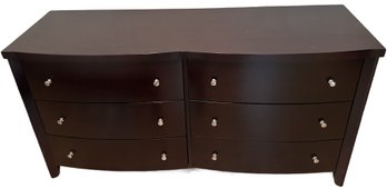 Wooden Dresser With 6 Drawers - 62x20.5x32