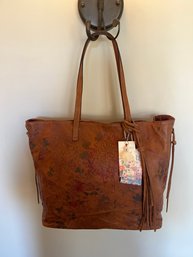 Johnny Was Leather Handbag: New With Tags.