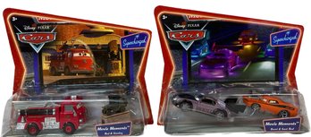 Collectible DIsney Pixar Cars, Movie Moments, Red, Standley, Boost & Snot Rod - 2 Box, 16'