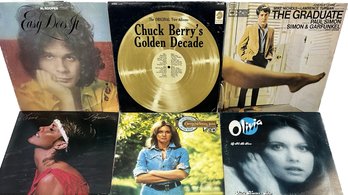 Vintage Vinyl Records  - Olivia Newton John Physical, Graduate Soundtrack, Chuck Berrys Golden Decade &more