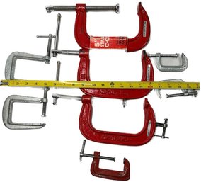 10 Different C Clamps, Heavy Duty Cast Iron C Clamp For Woodworking With Sliding T-Bar Handle 21