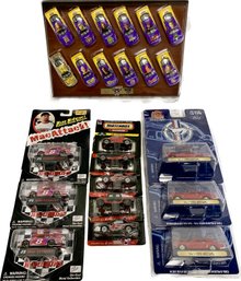 Racing Champions WCW 50th Anniversary NASCAR Plaque & Cars, Maisto Mac Attack, Racing Champions, Matchbox