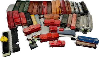 Collection Of HO Scale Trains Including American Flyer GOLF Single Dome Tanker, And More