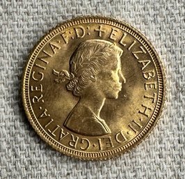 1964 Great Britain Gold Sovereign, 8g