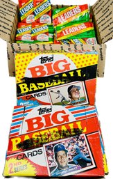 Topps 1989 Big Baseball Cards 2nd Series, 1989 Major League Leaders Super Glossy Baseball Cards And More
