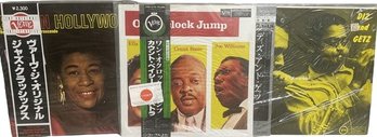 Unopened Japanese Pressed, Jazz Records (3), Ella Fitzgerald, Dizzy Gillespie, Stan Getz