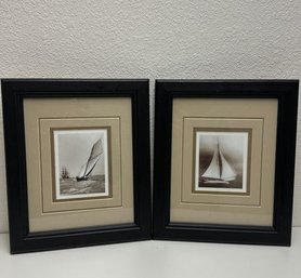 (Two) Sailboat Framed Prints