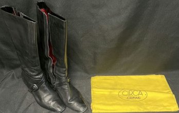 Circa Joan & David Womens Leather Boots With Heels - 8M