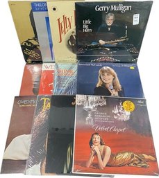 12 Unopened Vinyl Records From Gerry Mulligan, Richard Morris, Tania Maria And Many More