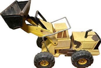 Vintage Tonka Front Loader Toy- Shows Rust Spots, 8Wx22Lx9.5T