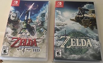 Two Nintendo Switch Zelda Games.