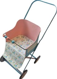 Vintage Doll Stroller Perfect For The Doll Collection.  12'x10'x19'