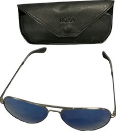 RKA Phantom Titanium Aviator Sunglasses