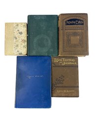 Vintage Books 19th And Early 20th Centuries Hawthorne, ONeill Etc. Largest Book-6x8.5x1.75