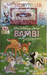 Disney Storyteller Bambi Read-along Book & Tape- In Plastic