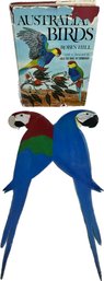 Parrot Metal Art Hanging, Australian Birds By Robin Hill With Foreward By H.R.H. The Duke Of Edinburgh