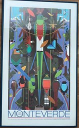The Cloud Forest, Monteverde Event Poster By Charley Harper,  36' X 22'
