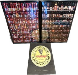 Bar Decor- Cloth Guinness Poster (30x19) And Framed Beer And Hot Sauce Posters (37x25x.5)