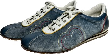 Womens Blue Coach Tennis Shoes Size 9.5
