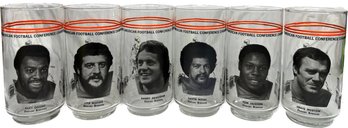 A Vintage Collection Of Denver Broncos Drinking Glass, 6 Pcs, 6'