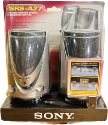 Vintage Sony Active Speaker System SRS-A27