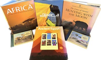 Africa By Fill Davies, Hunting With The Moon The Lions Of Savuti, Ancient Egypt Discovering Its Spledors &more