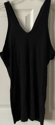 Nike, Ladies Ribbed Tank Top, Black, Size Medium