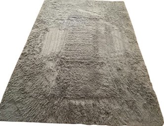 Grey Shag Area Rug: 6 X 9