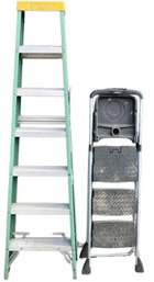 Davids 7 Ladder & Cosco 5 Step Stool