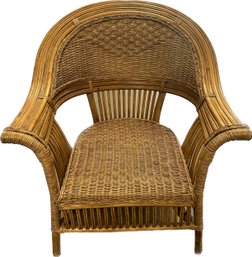Wicker Chair, 35Hx31W