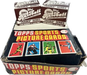 Topps 1987 Sports Picture Cards, Topps 1990 Traded Series Picture Cards