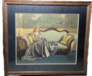 The Satin Gown Framed Print 36x31