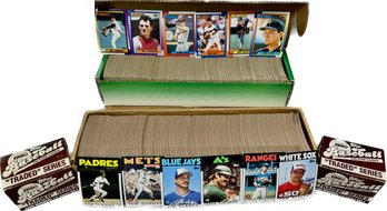 Topps 1990 Complete Set Baseball Cards, Topps 1990 Traded Series Baseball Picture Cards, And More