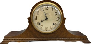 Mason Key Wound Mantle Clock By Ingraham