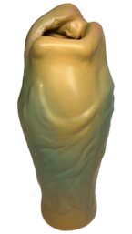 A Stunning Face Of A Girl Well Detailed Van Briggle Pottery Vase - 11