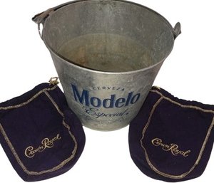 7 Modelo Bucket And Crown Royal Bags