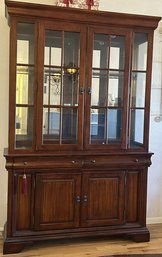 China Wooden Cabinet. 82 Tall X 54 Wide X 16 Deep