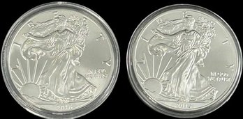 1 Oz Fine Silver One Dollar : 2 Coins