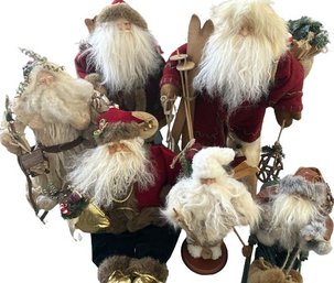 Collection Of Old World Santa Figures