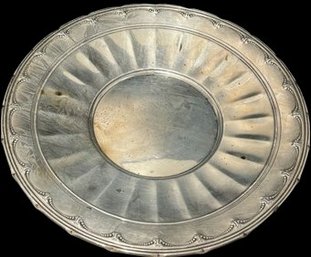 Sterling Silver Circular Plate, Old Colonial By Towle - 10' Length