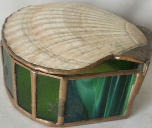 Art Deco Decorative Sea Shell Box