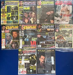 Series Of Star Trek And Star Land Magazines (total Of 10)