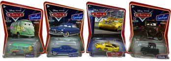 Collectible Disney Pixar Cars, Fillmore, Doc Hudson, Piston Cup Pace Car, Lizzie - 4 Pcs, 20'